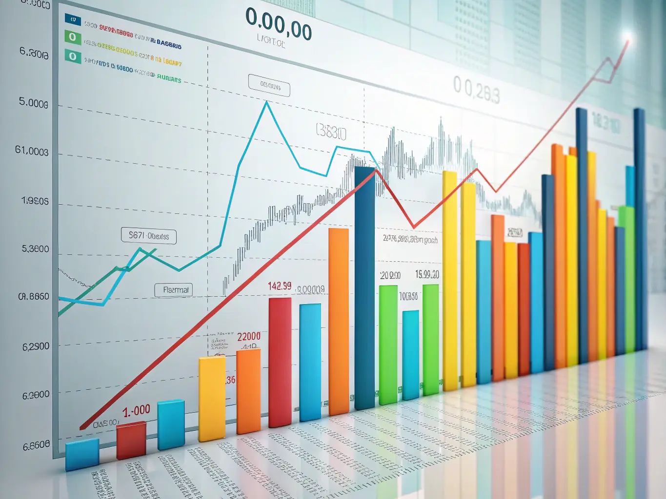 A graph showing consistent growth and positive financial outcomes, illustrating the proven results and success stories of Martennest.site's clients.